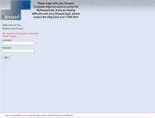 Tablet Screenshot of mysteward.org